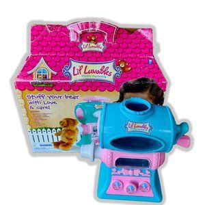 Li'l Luvables Fluffy Factory Stuff Your Bear Spin Master DIY Home Build a Bear
